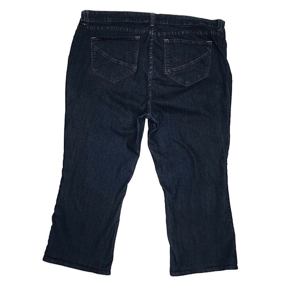NYDJ Denim - 24WP Dark Wash Cropped Stretch Jeans 43W 24L GUC